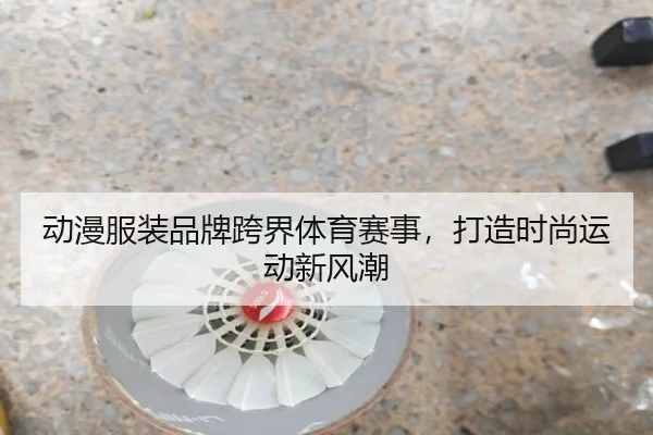动漫服装品牌跨界体育赛事，打造时尚运动新风潮