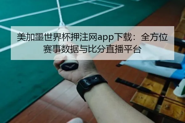 美加墨世界杯押注网app下载：全方位赛事数据与比分直播平台